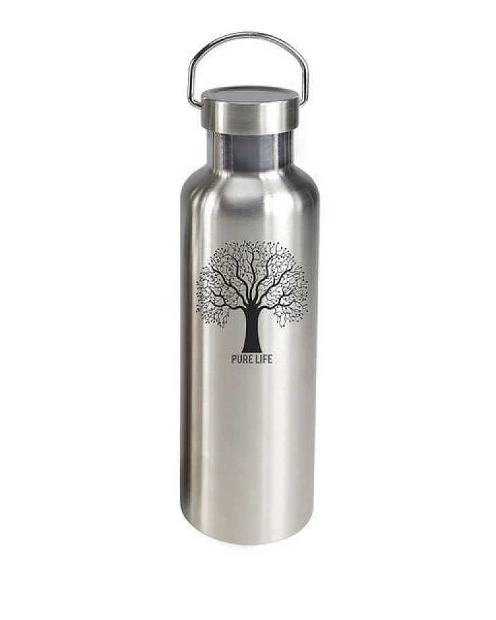 Contento ToGo Edelstahl Trinkflasche 750ml "Pure Life"
