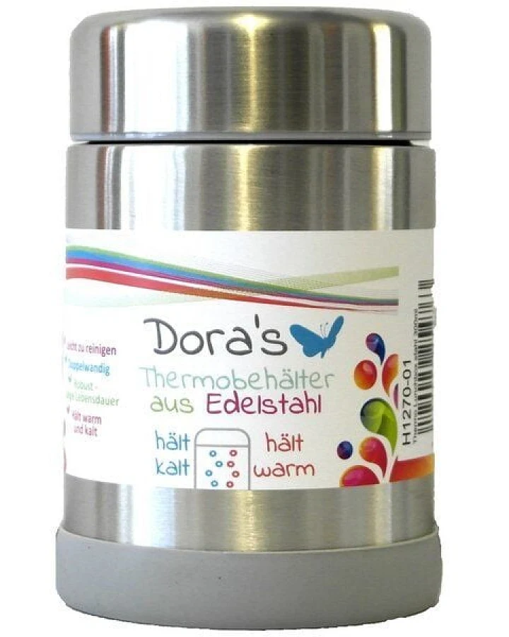 Dora's Dora’s Edelstahl-Frischhaltedose mit Deckel – Auslaufsicher & Robust