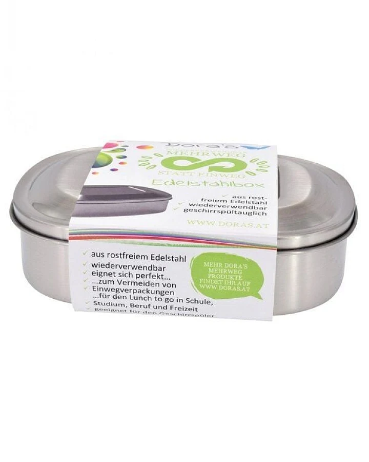Dora's Dora’s Edelstahl-Lunchbox (0,6l) – Plastikfrei