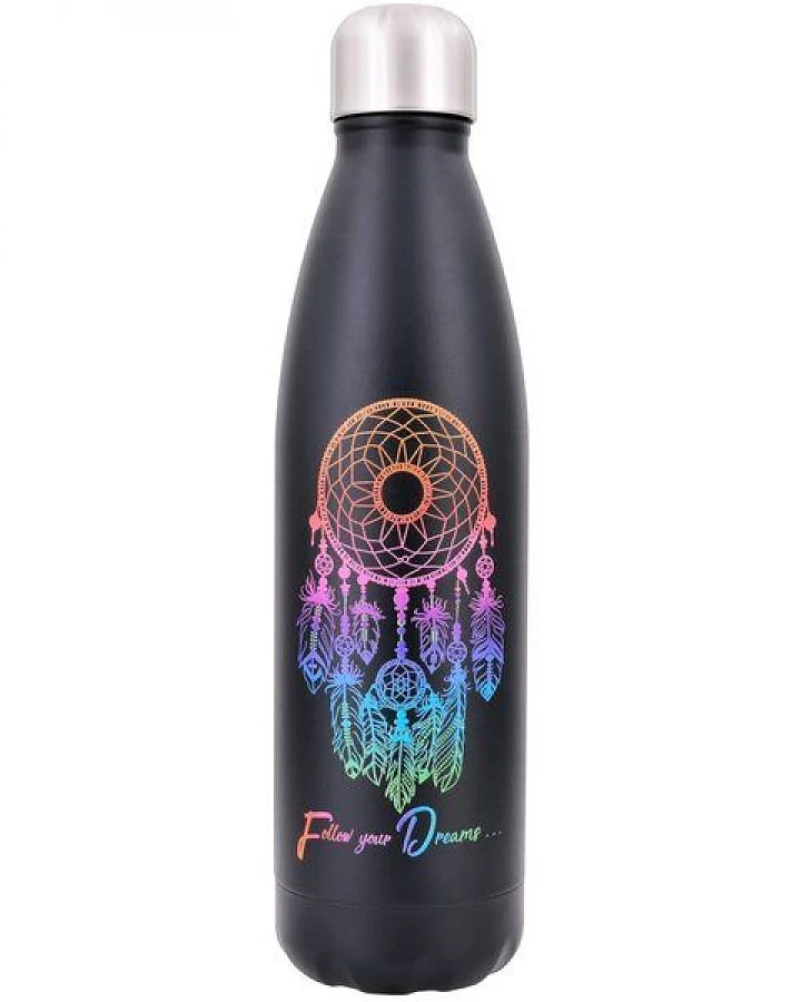 Dora's Dora’s Edelstahl-Thermoflasche "Traumfänger" (500ml) – Schwarz & Doppelwandig