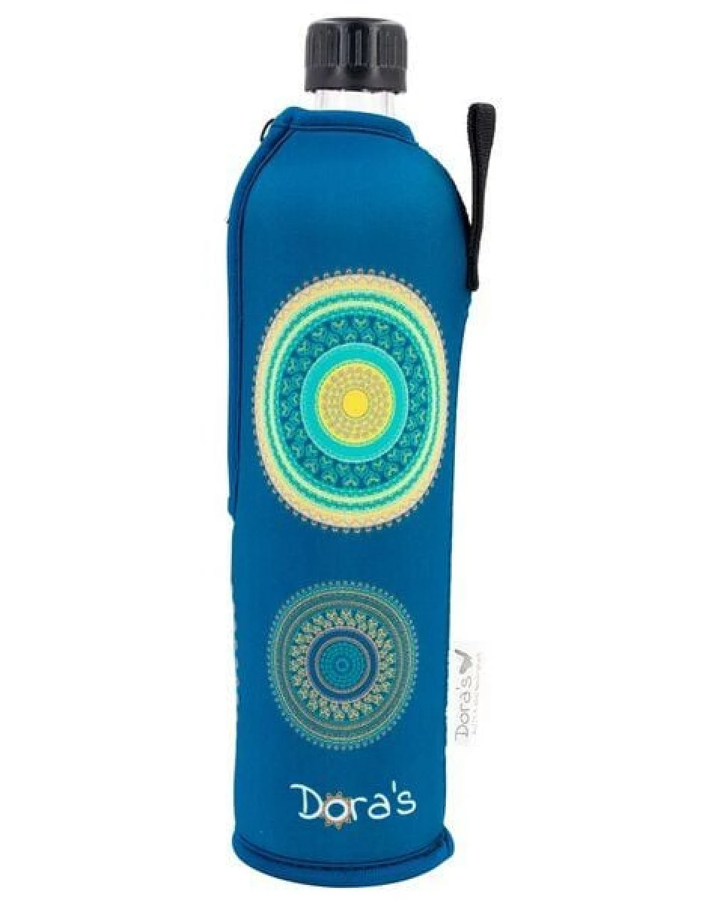 Dora's Dora’s Glas-Trinkflasche mit Neoprenbezug (0,5l) – Isoliert & Stylisch – Ansicht 4