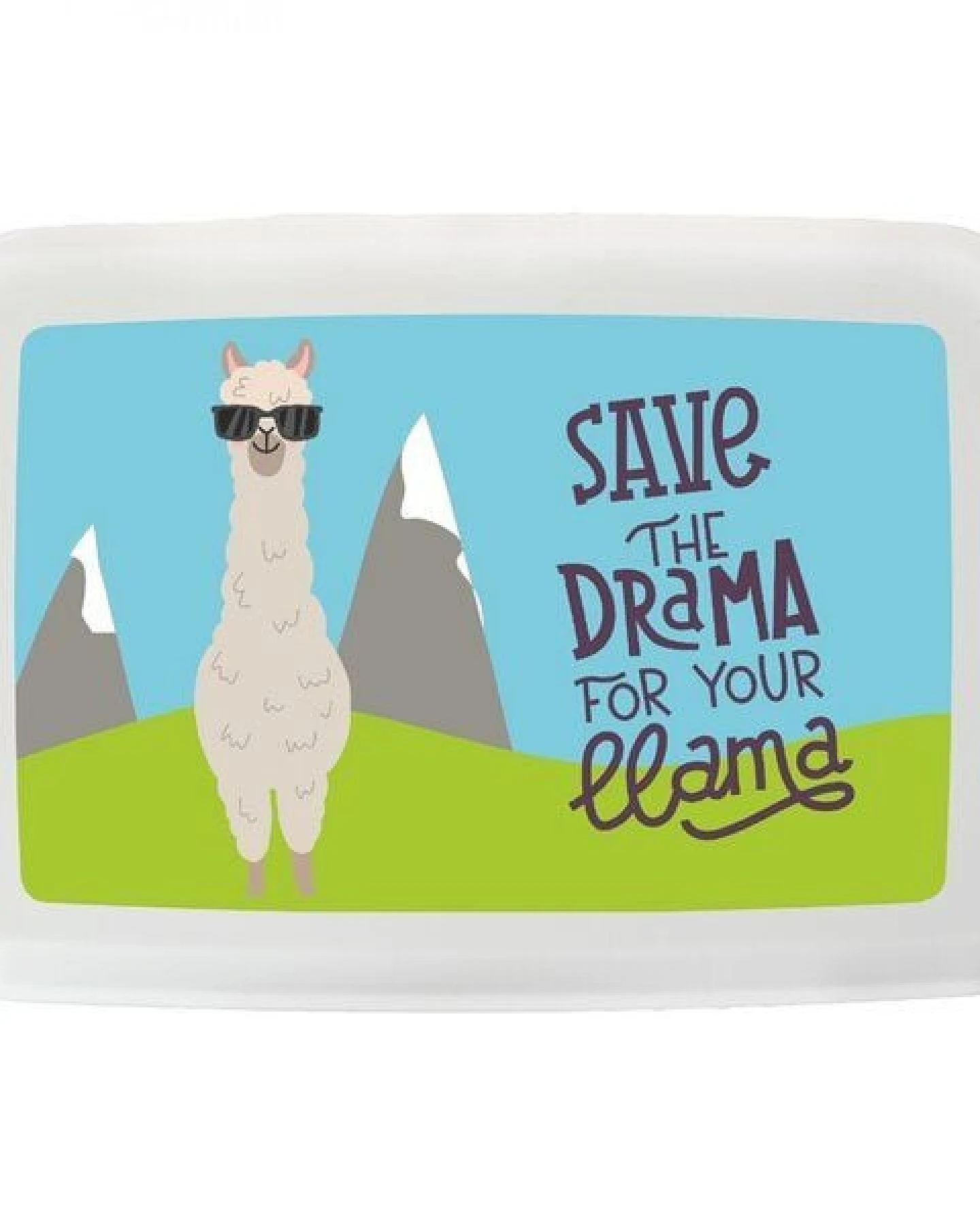 Dora's Dora’s Kinder-Set "Lama" – Edelstahl-Trinkflasche (0,5l) & Lunchbox – Ansicht 3