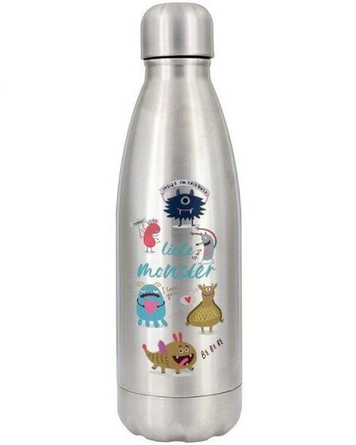 Dora's Dora’s Kinder-Thermoflasche "Monster" (350ml) – Edelstahl & Vakuumisoliert