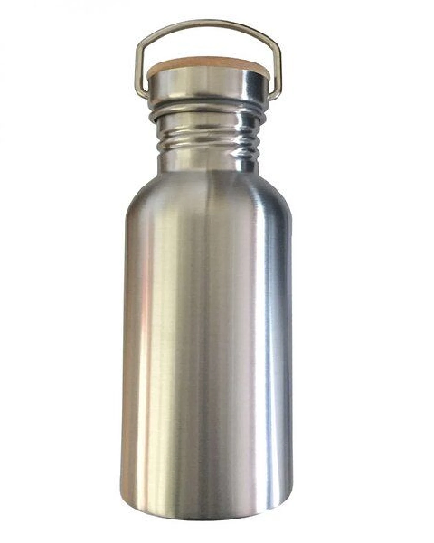 Dora's Dora’s Retro-Edelstahlflasche (500ml) – Einwandig & Ultraleicht – Mit Bambus-Deckel – Ansicht 3