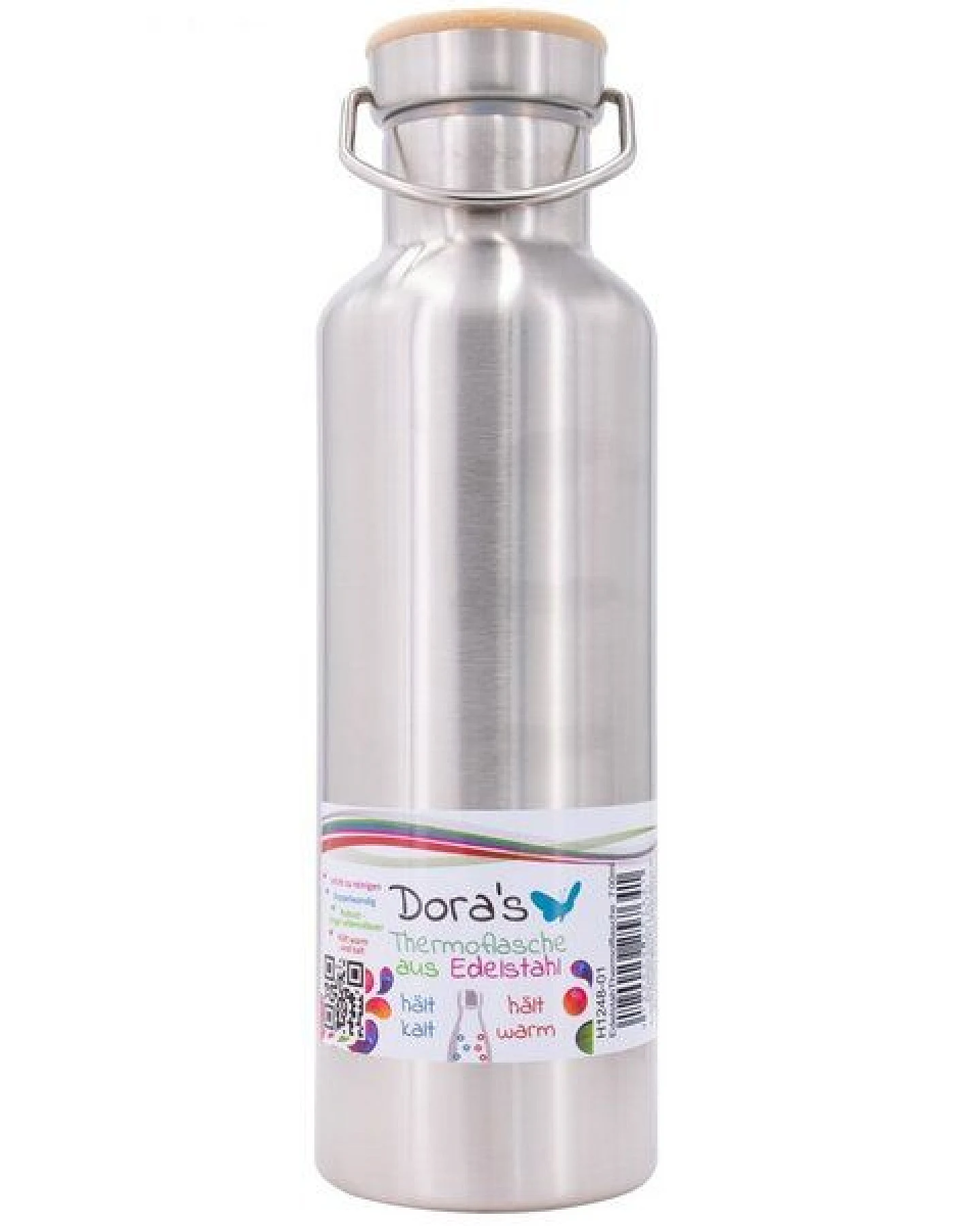 Dora's Dora’s Retro-Thermosflasche (0,5l) – Doppelwandiger Edelstahl – Ansicht 2