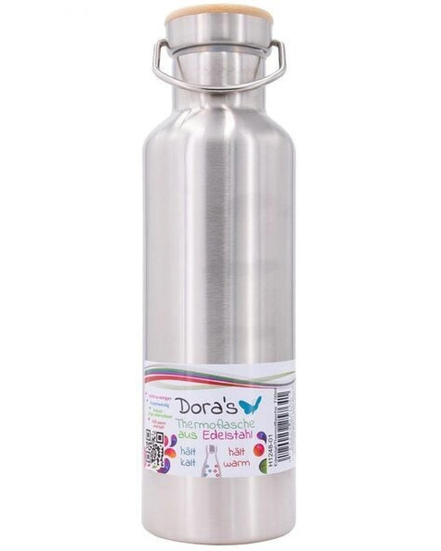 Dora's Dora’s Retro-Thermosflasche (0,5l) – Doppelwandiger Edelstahl – Ansicht 2