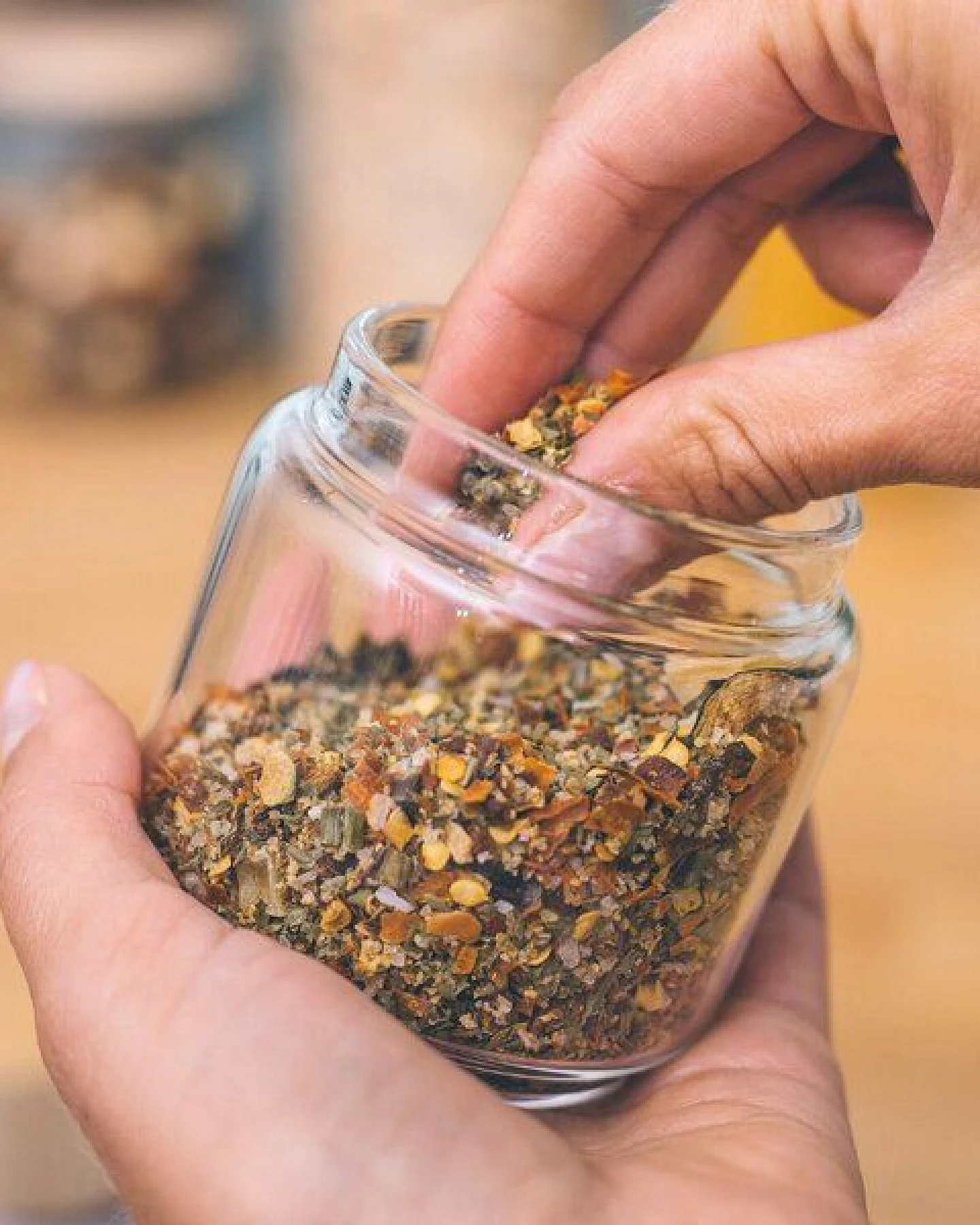 Econovo Gewürzgläser mit Holzdecke – Ansicht 4