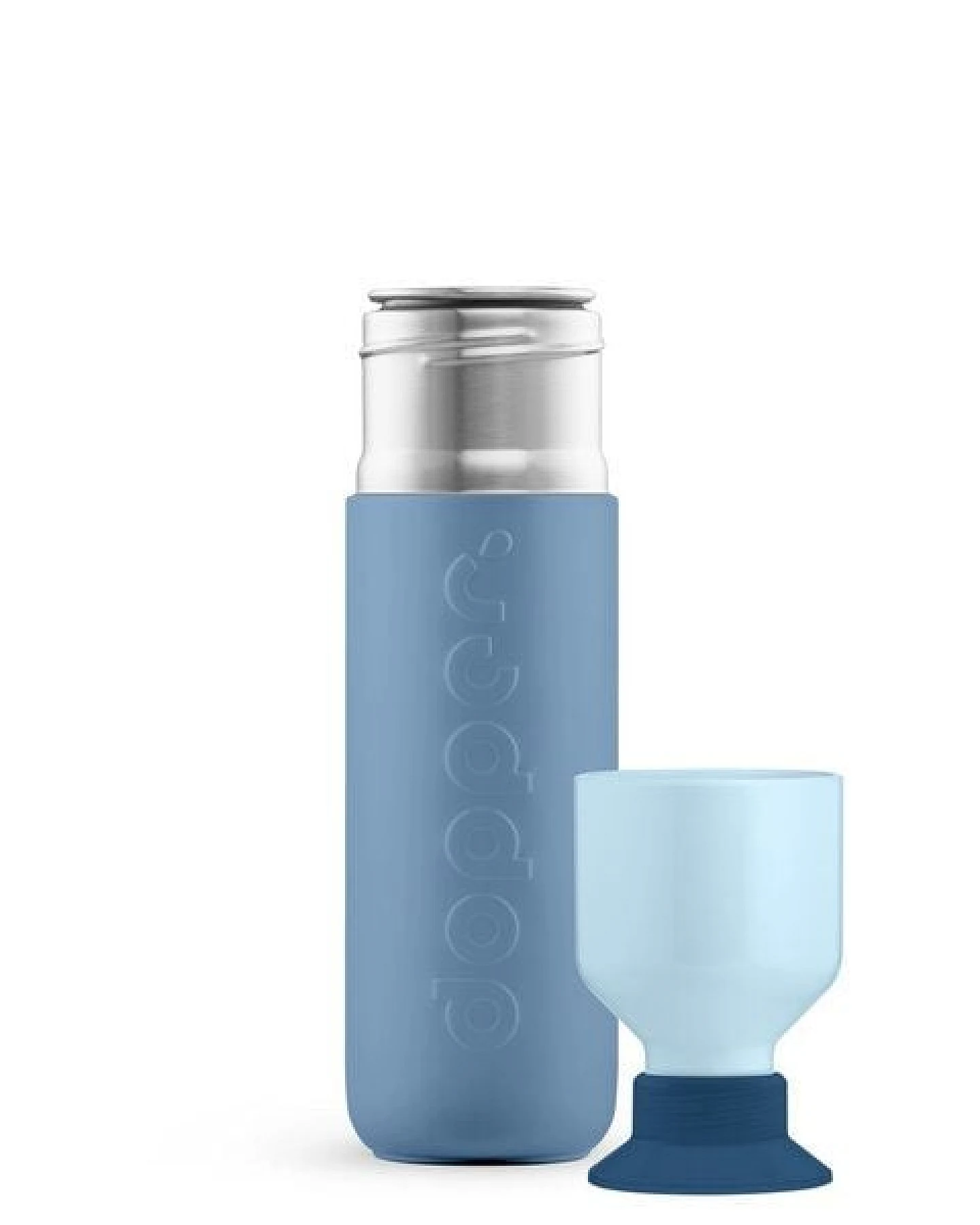 Edelstahl Trinkflasche Dopper Steel 350 ml, 490 ml, 800 ml, 1.1 L – Ansicht 2