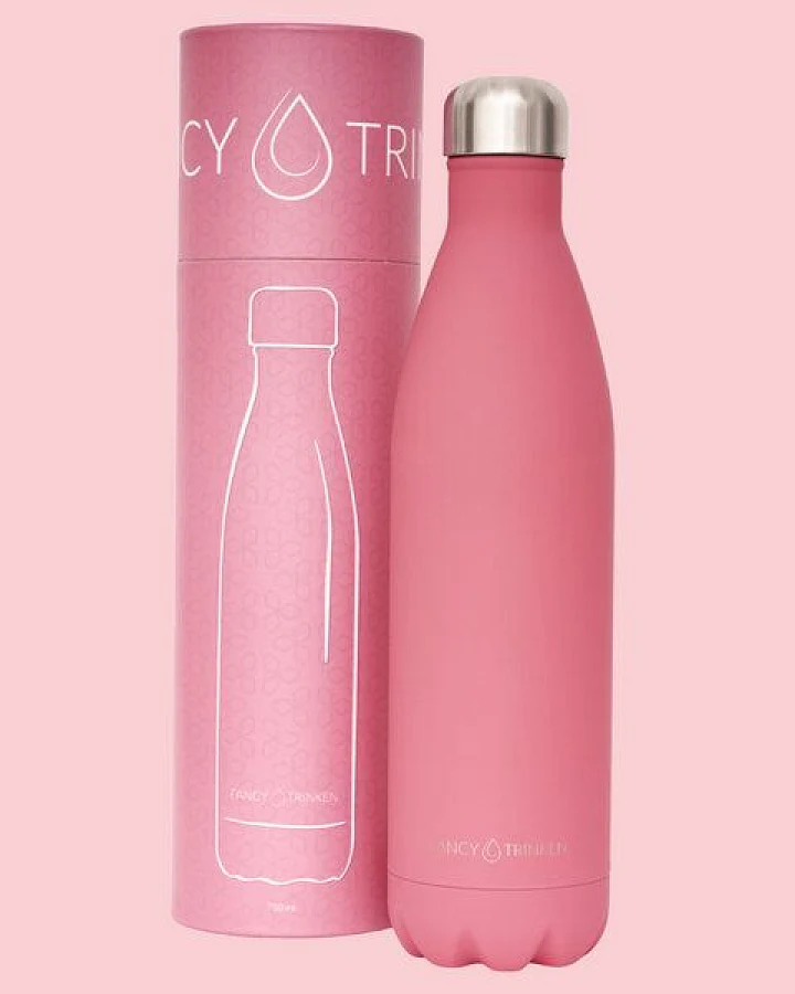Fancy Trinken Isolierflasche 750 ml, Trinkflasche aus Edelstahl