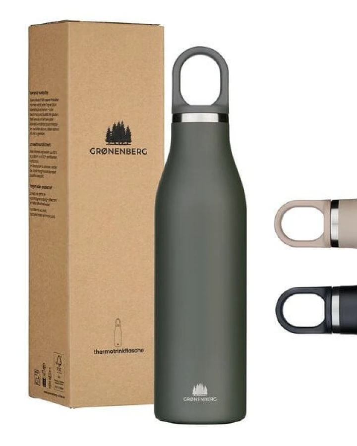 GROENENBERG Trinkflasche Edelstahl