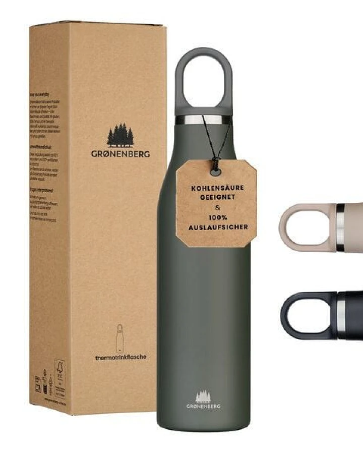 GROENENBERG Trinkflasche Edelstahl