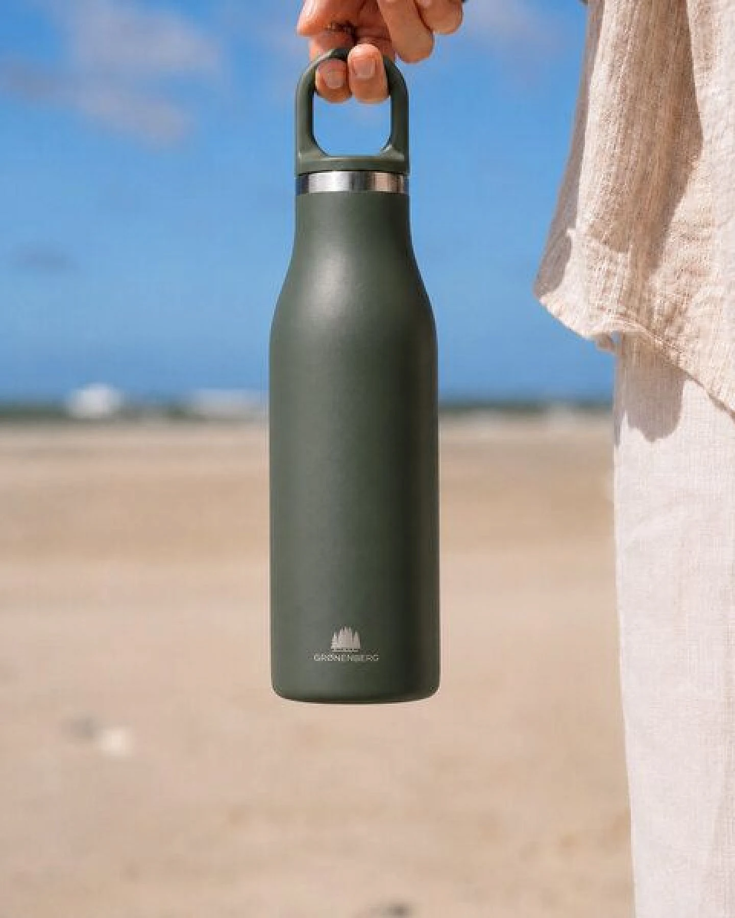 GROENENBERG Trinkflasche Edelstahl – Ansicht 3