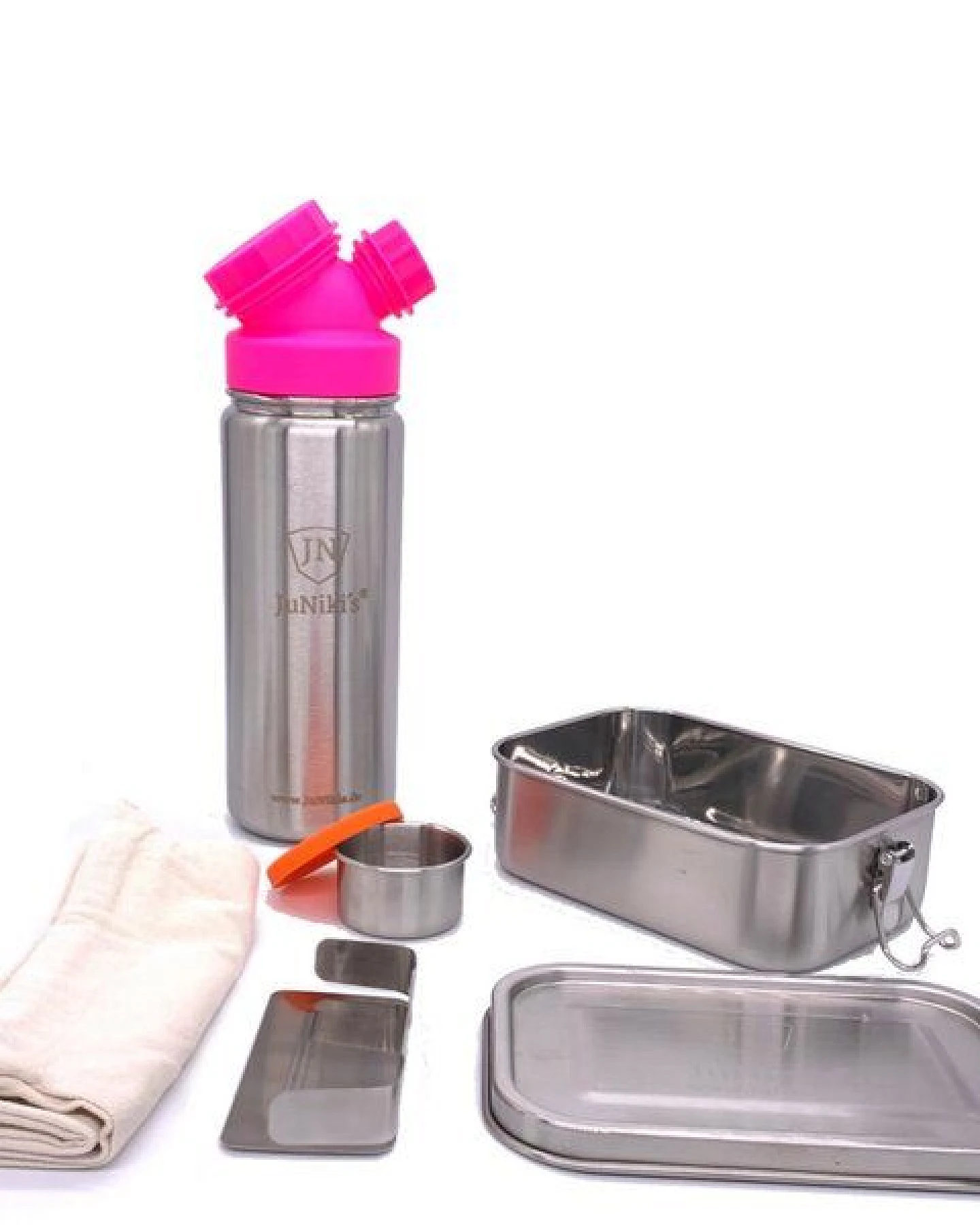 JN JuNiki's JuNiki´s® Lunchbox + Trinkflasche isoliert 550ml 8 Farben – Ansicht 2