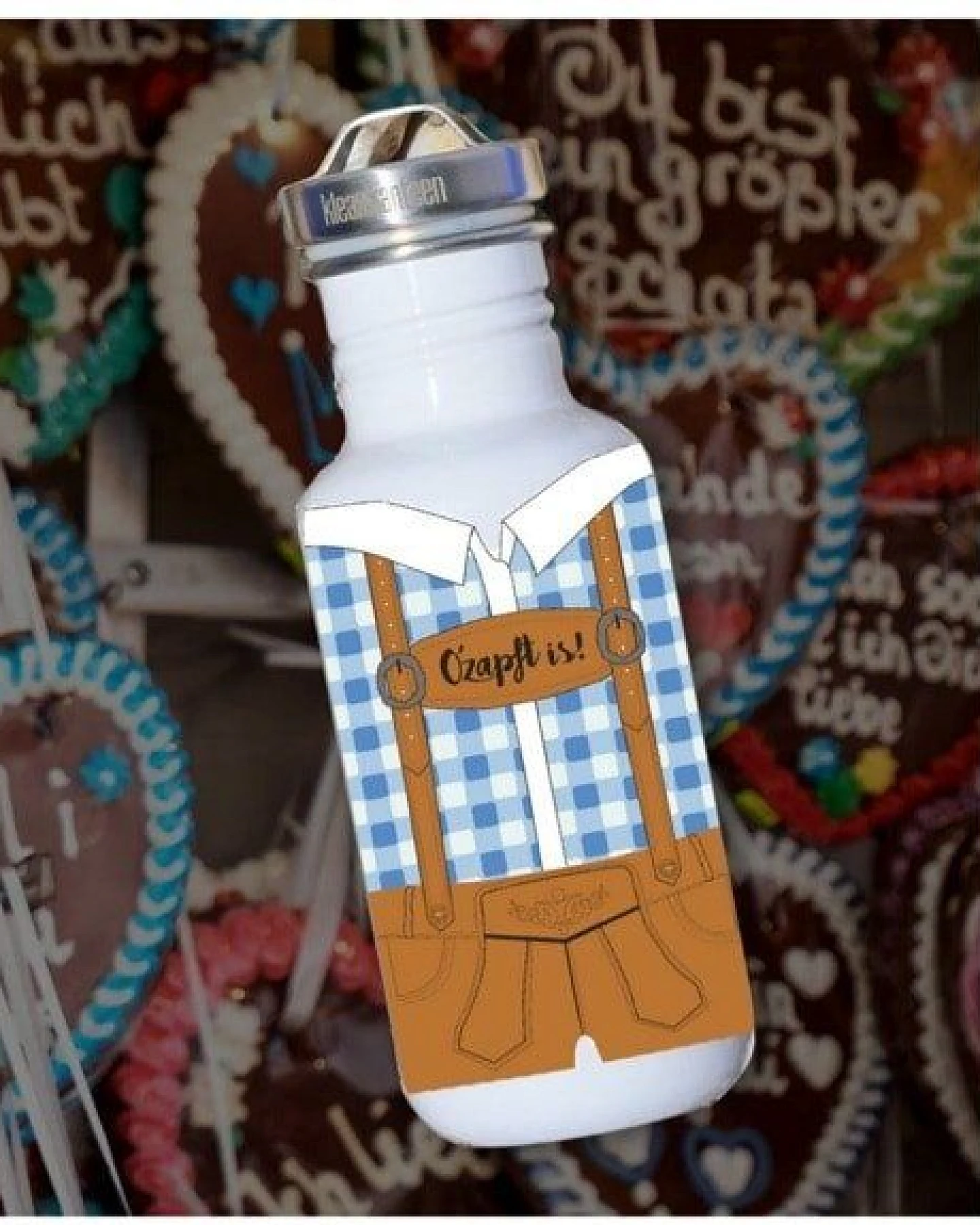 KLEAN KANTEEN Classic – Special Edition – Trinkflasche aus Edelstahl – 532 ml – Ozapft – Ansicht 2