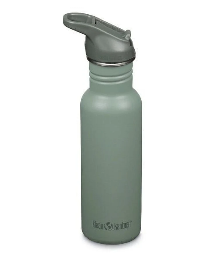 Klean Kanteen Edelstahl Trinkflasche Classic 532ml Flip Sport Cap