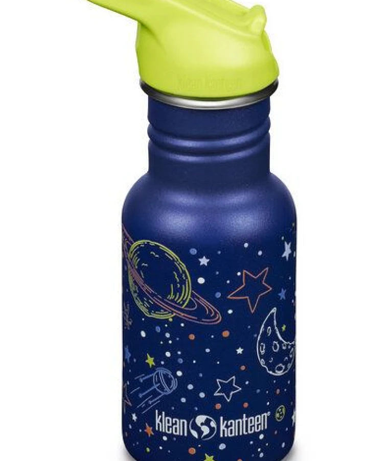 Klean Kanteen Edelstahl Trinkflasche Kid Classic 355ml Flip Sport Cap
