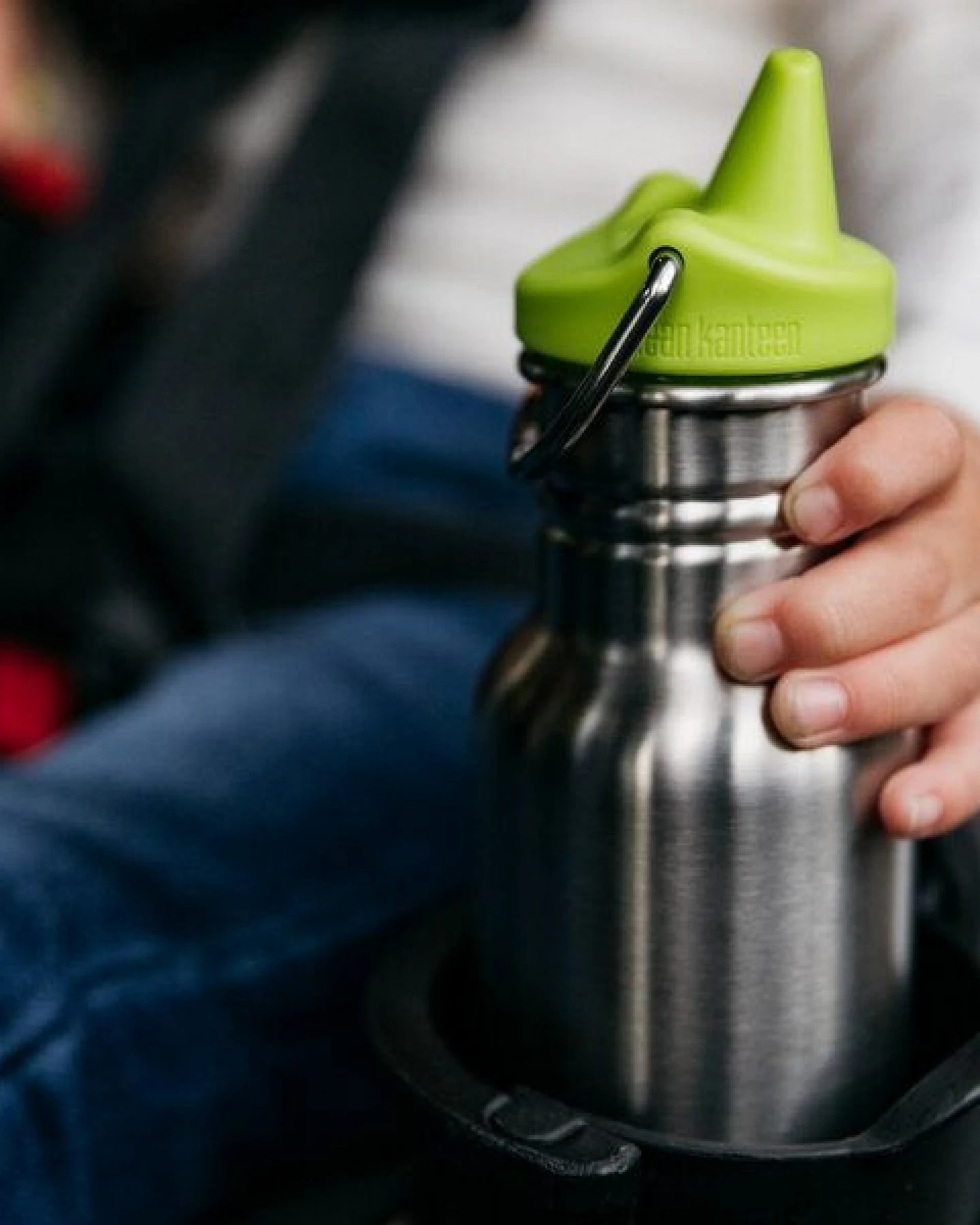 Klean Kanteen Kid Kanteen®Classic Narrow (Sippy Cap) 355ml - Edelstahlflaschen mit Saugaufsatz – Ansicht 3