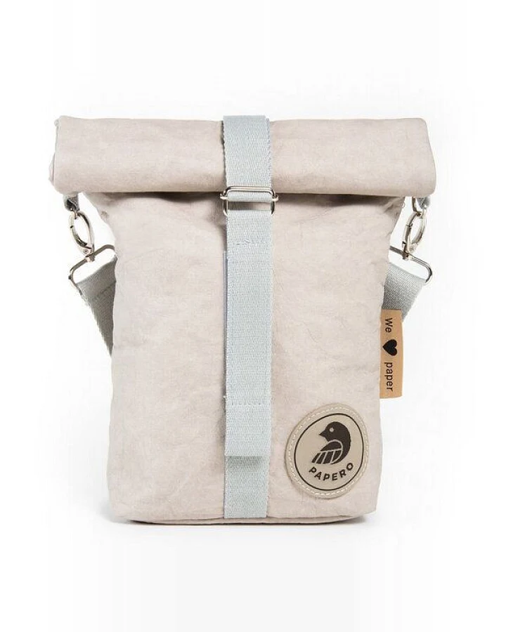 Lunchbag aus Papier , für Pausenbrot, waschbar, wasserfest von Papero