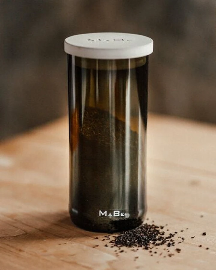 MaBe Vorratsglas 500ml - hoch & schmal - Upcycling meets Beton