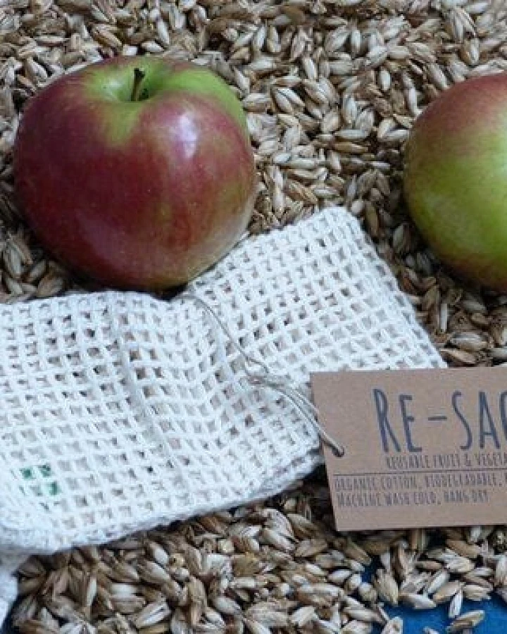 Obst und Gemüsenetz aus Biobaumwolle Re-Sack small