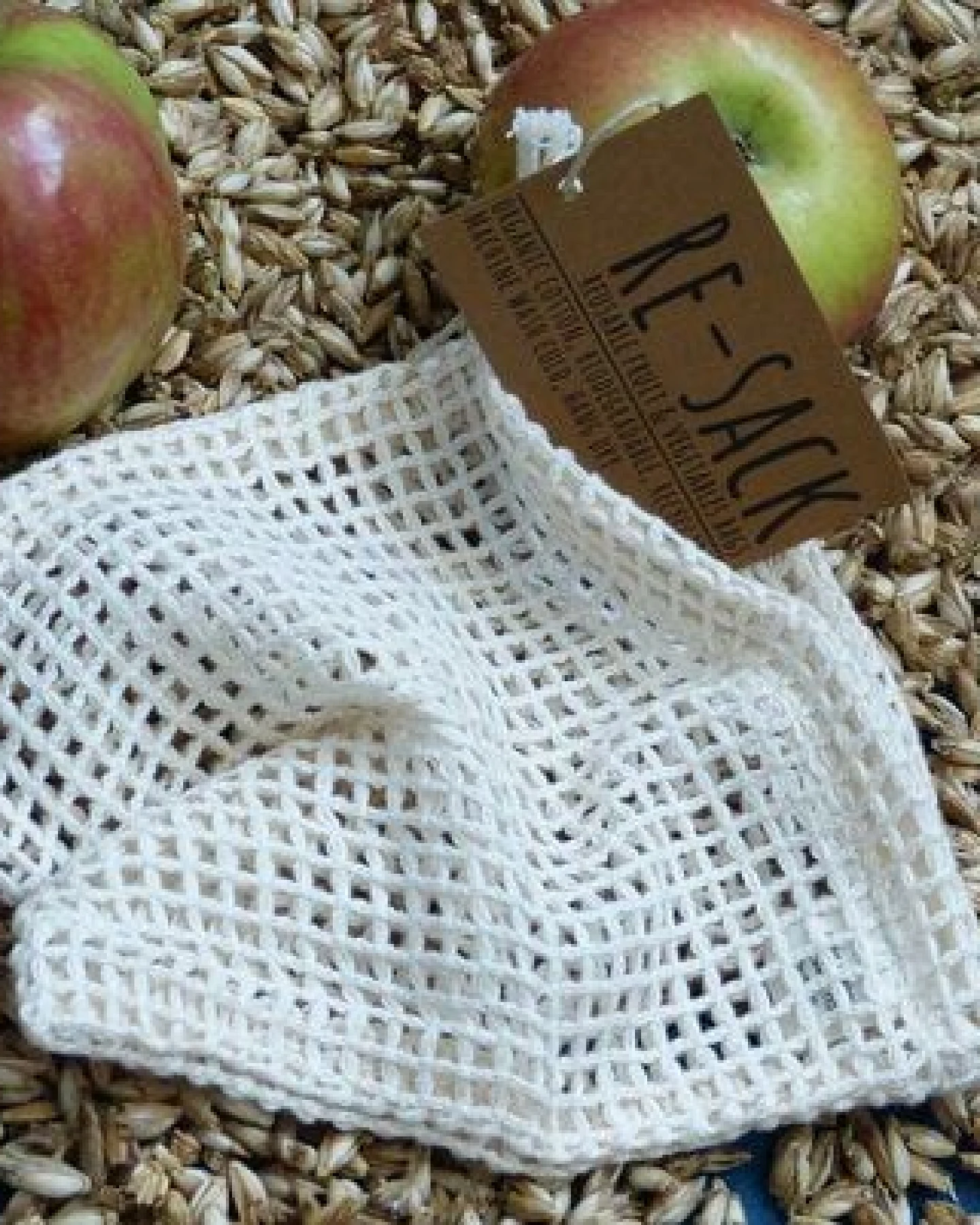 Obst und Gemüsenetz aus Biobaumwolle Re-Sack small – Ansicht 4