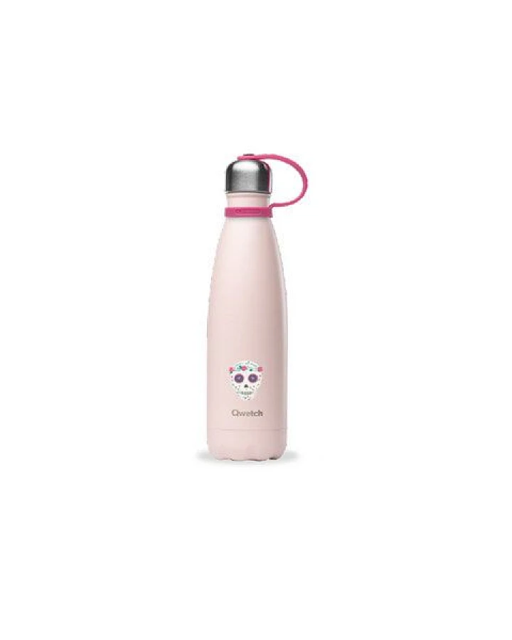 Qwetch Kids Collection isolierte Edelstahl Trinkflasche 500ml Kids Collection Pastell Farben 500ml - isoliert