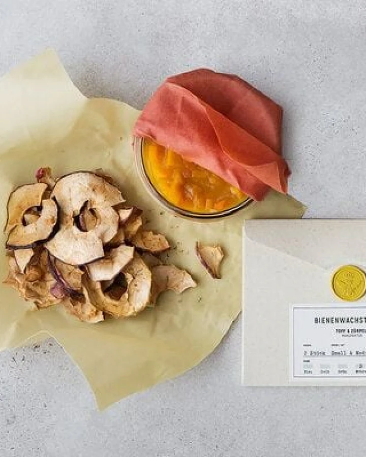 TOFF & ZÜRPEL® Manufaktur SET SMALL & MEDIUM Bio-Bienenwachstücher