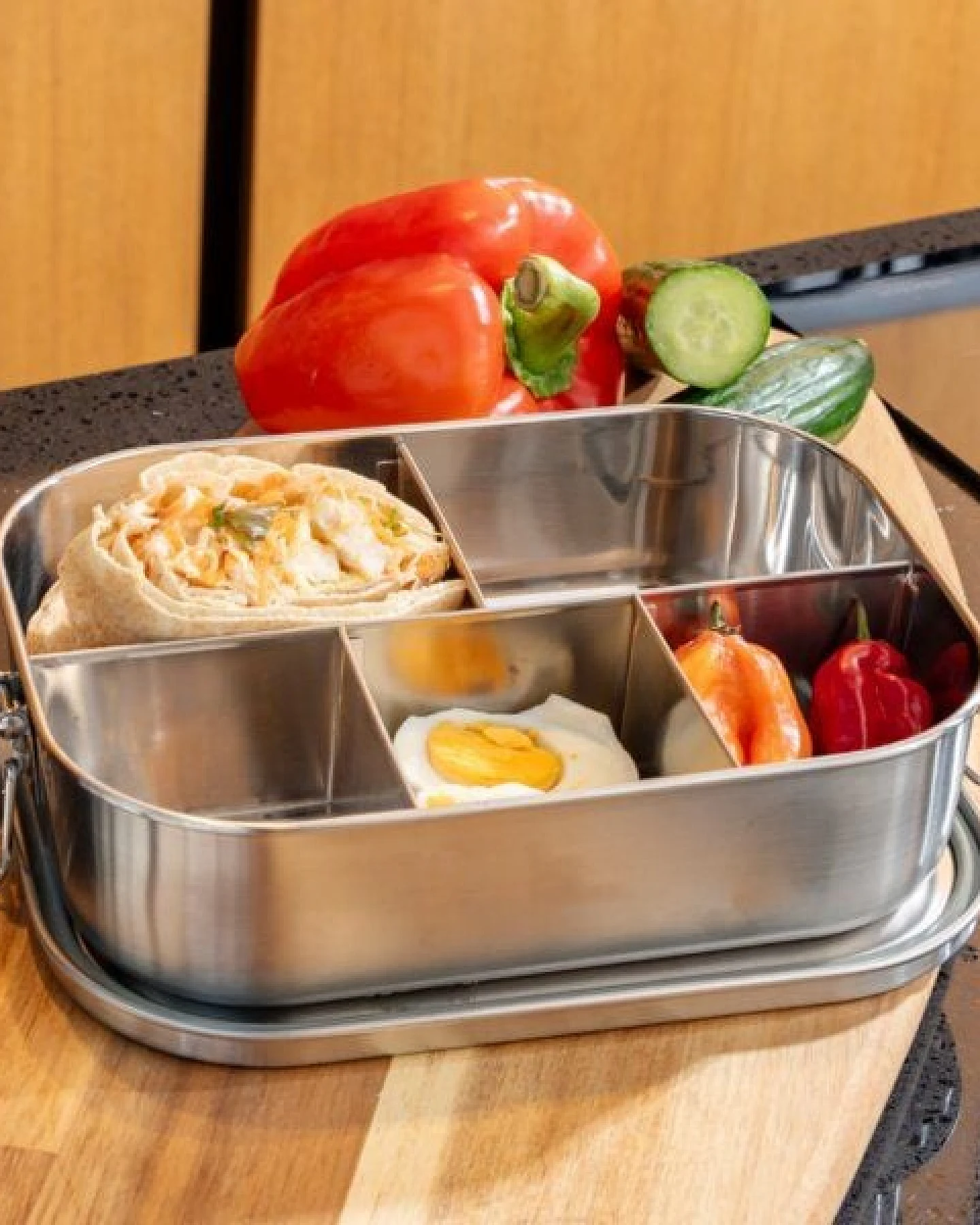 eTHikǝ Bento box: Lunch box with stainless steel compartments – Ansicht 4