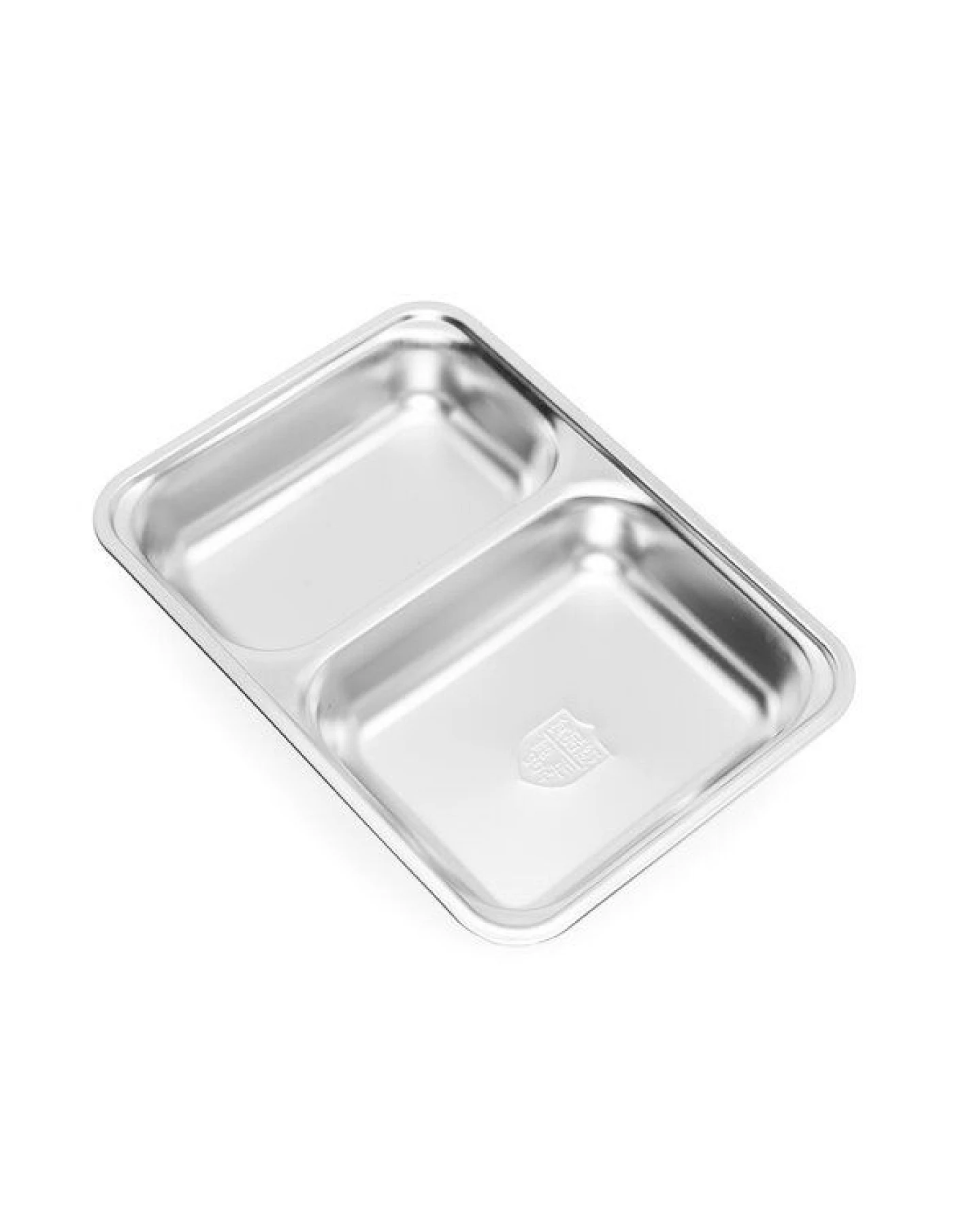 eTHikǝ Edelstahlbehälter mit zwei Hälften von 500 und 400 ml, 900ml im gesamt, mit Plastikdeckel – Ansicht 2