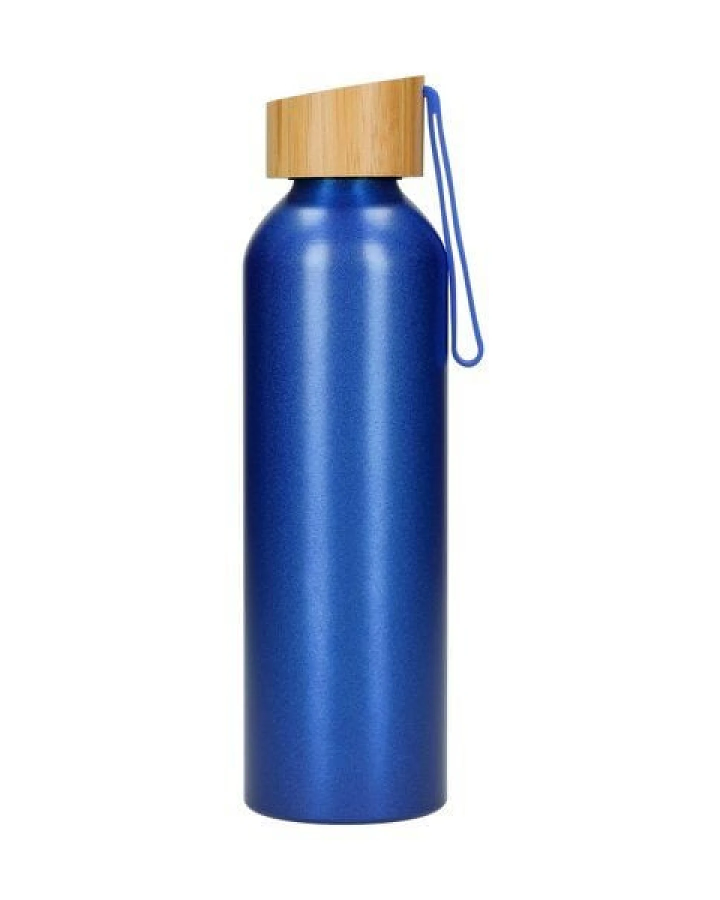 elasto Aluminiumflasche "Bamboo" 0,6 l leicht - Flasche mit Bambusdeckel – Ansicht 4