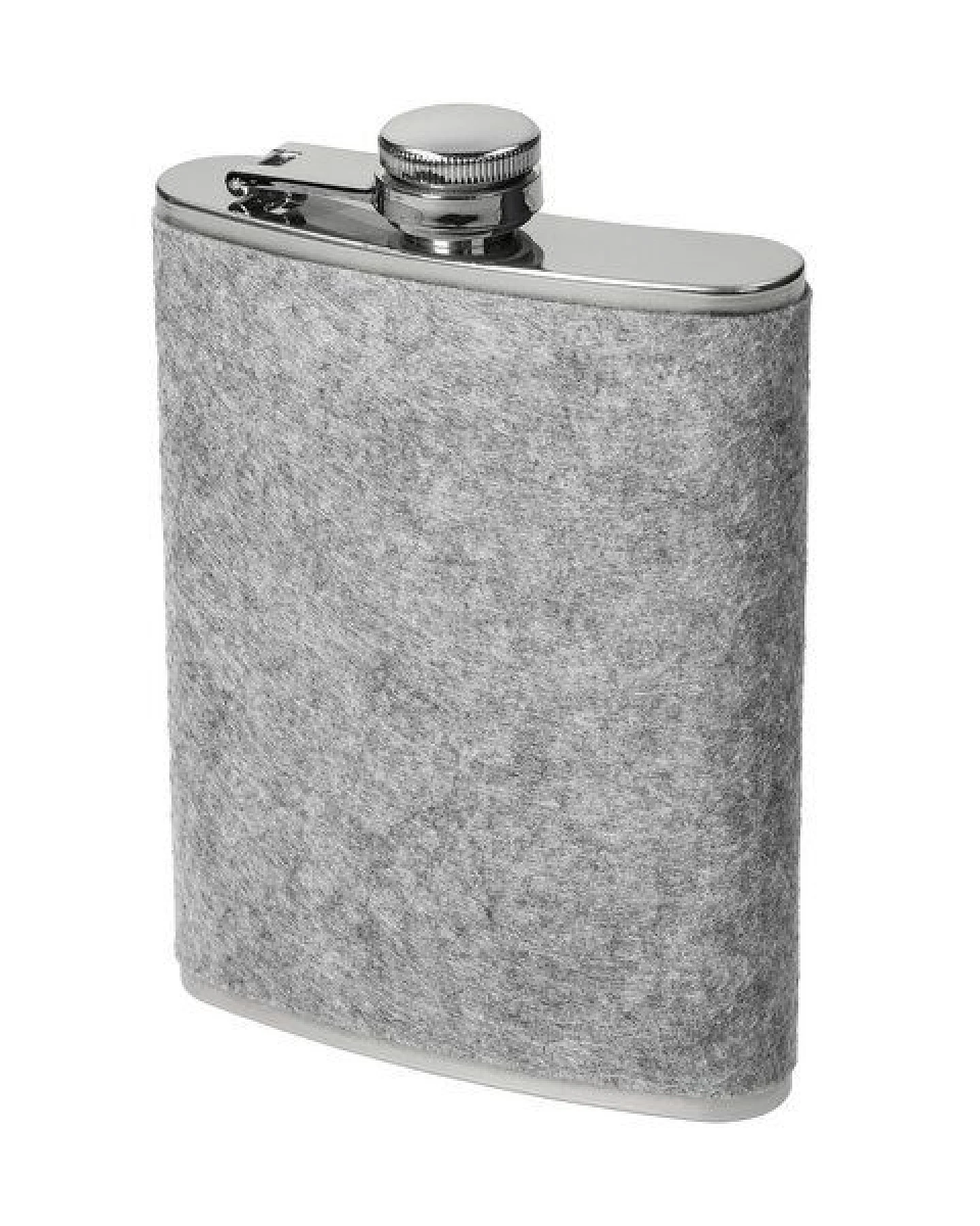 elasto Edelstahl Flachmann 170-230 ml - kompakte Taschenflasche für unterwegs – Ansicht 2