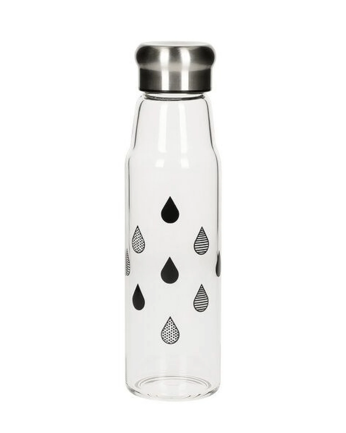 elasto Glasflasche 0,55 Liter Trinkflasche Borosilikatglas mit Neoprentasche – Ansicht 2