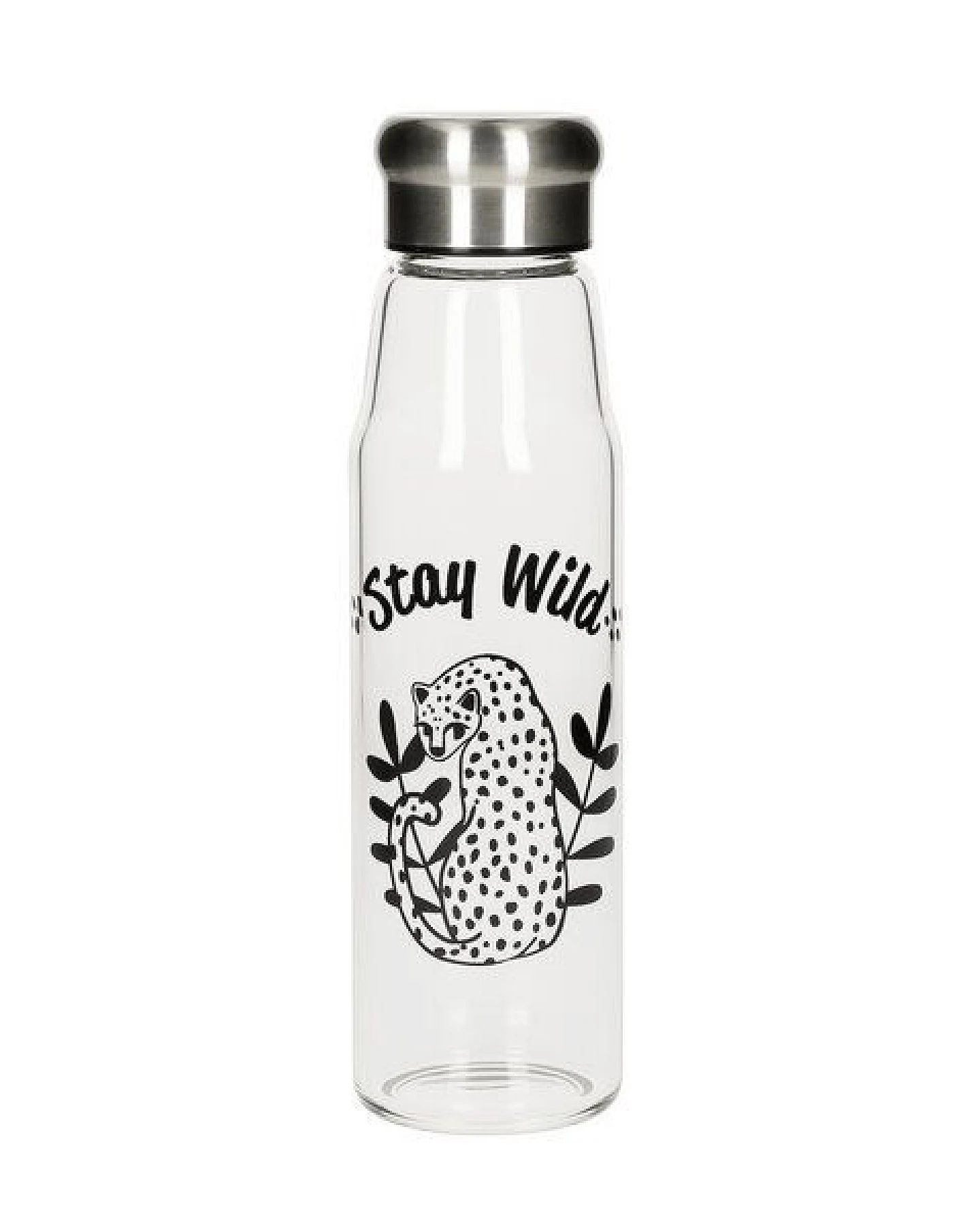 elasto Glasflasche 0,55 Liter Trinkflasche Borosilikatglas mit Neoprentasche – Ansicht 2