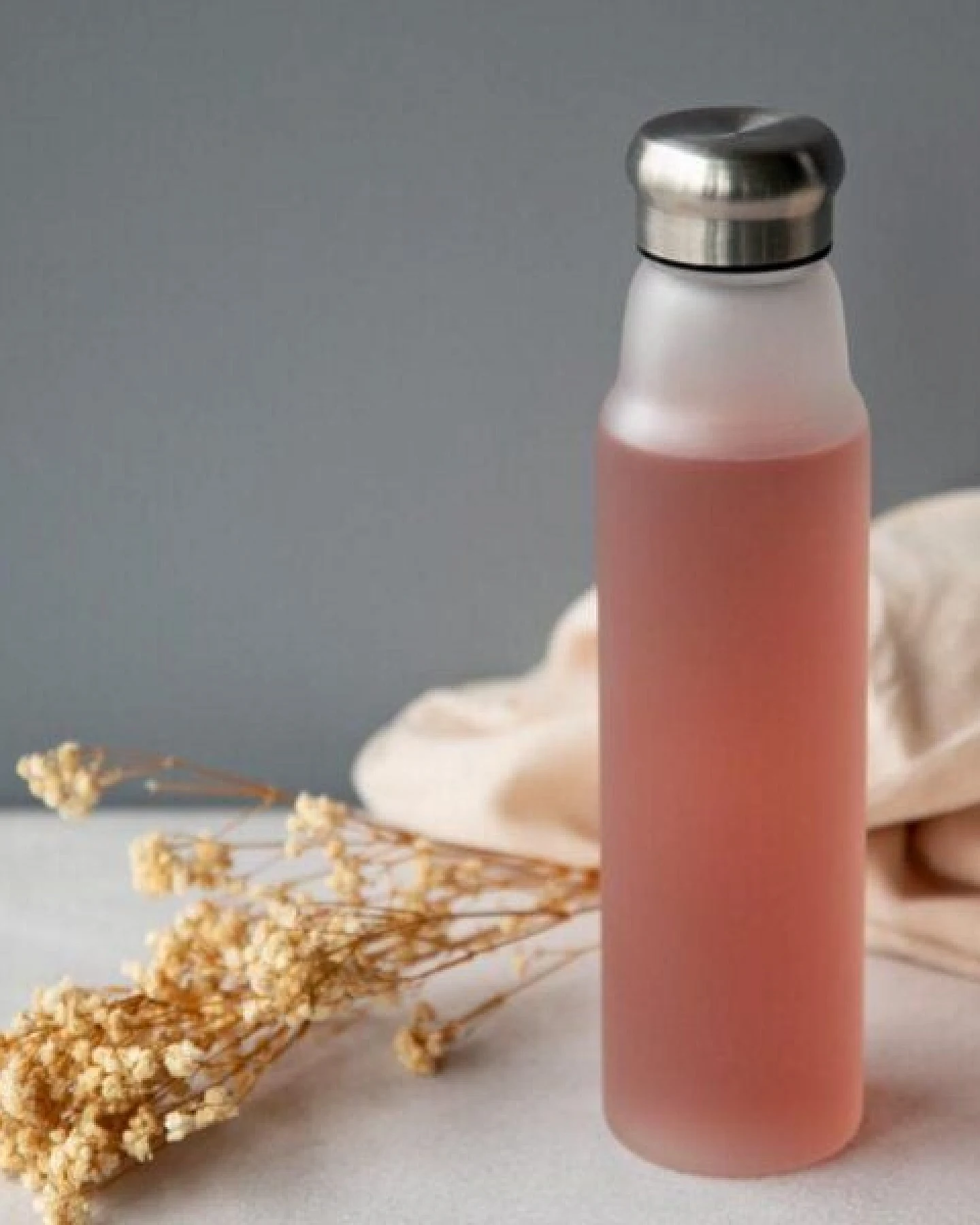 elasto Glasflasche "Life" 700 ml – Trinkflasche aus Glas – Ansicht 4