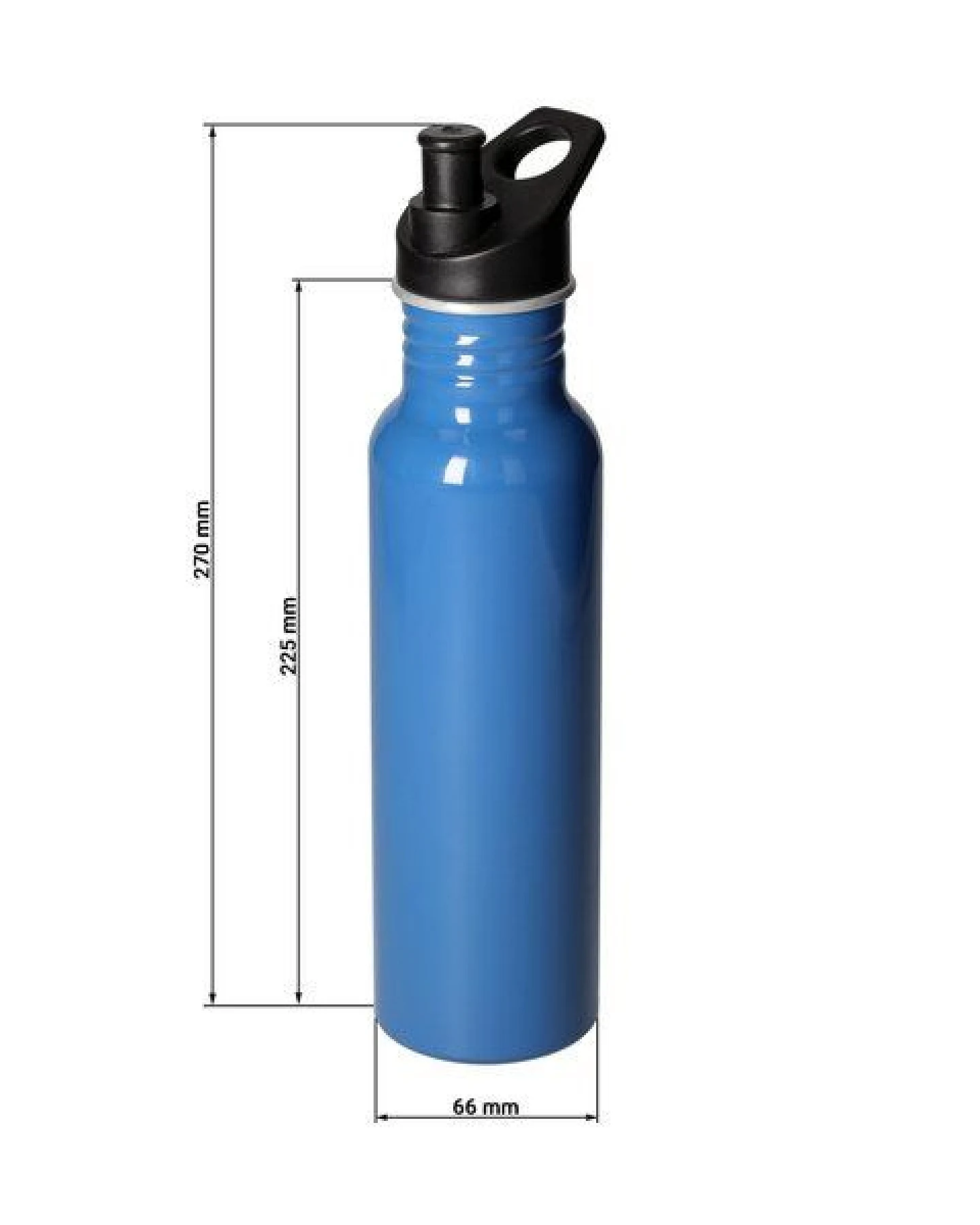 elasto Sportflasche "Miami" 0,6 l - Trinkflasche mit Mundstück für unterwegs – Ansicht 2