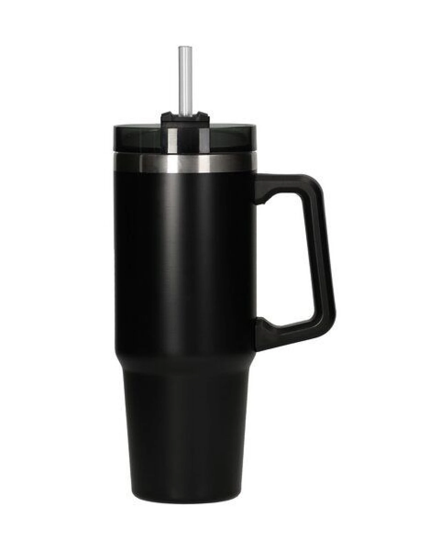 elasto Trinkbecher mit Strohhalm "Tampa" 800 ml - Isolierter Thermobecher – Ansicht 2