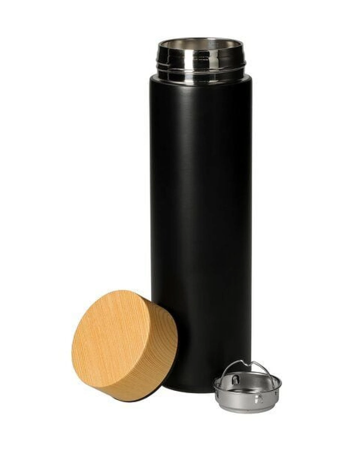 elasto Vakuumflasche "Astana" - 450 ml Edelstahlflasche mit Siebeinsatz – Ansicht 3