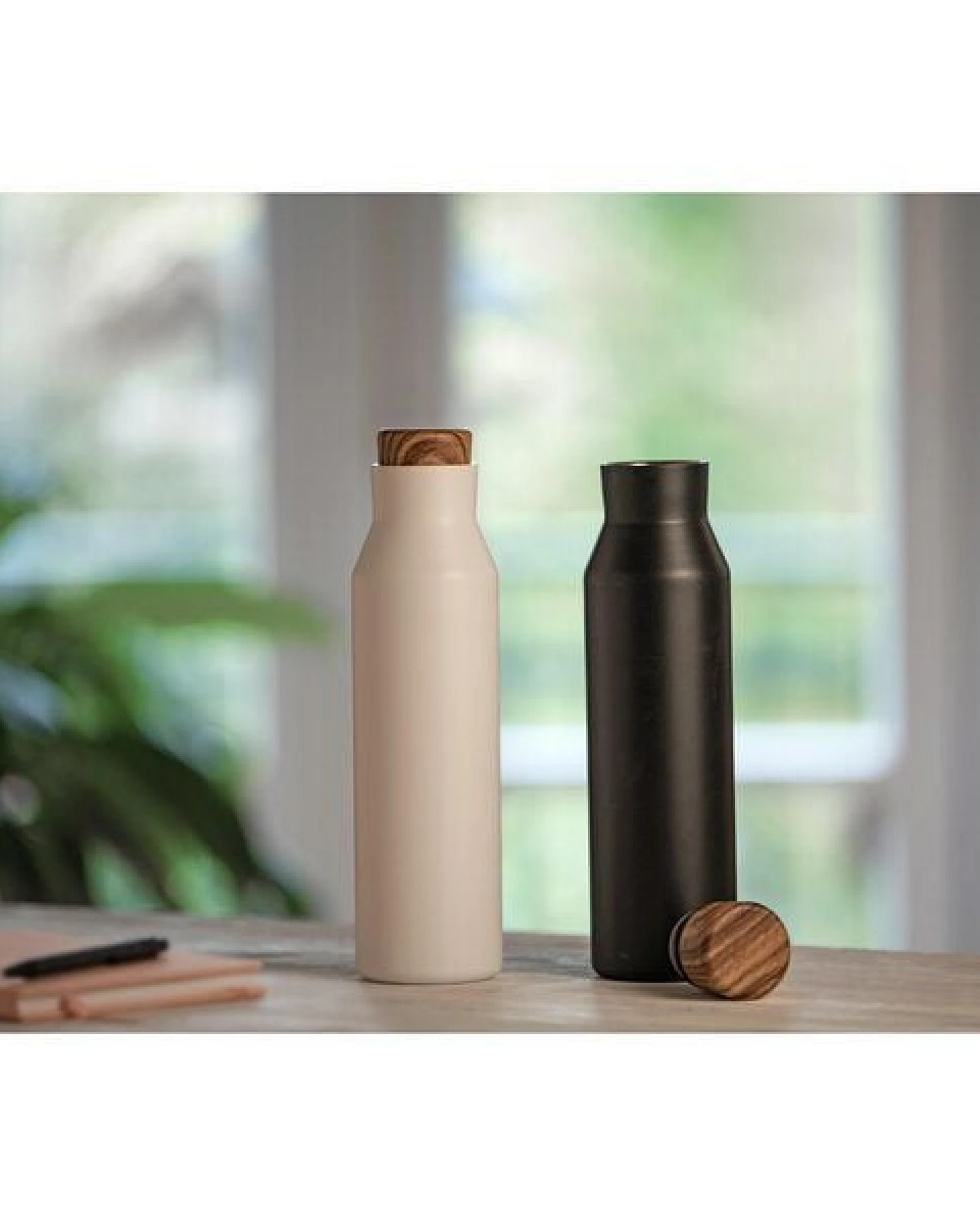 elasto Vakuumflasche "Malmö" - 600 ml Edelstahlflasche mit Schraubverschluss – Ansicht 3