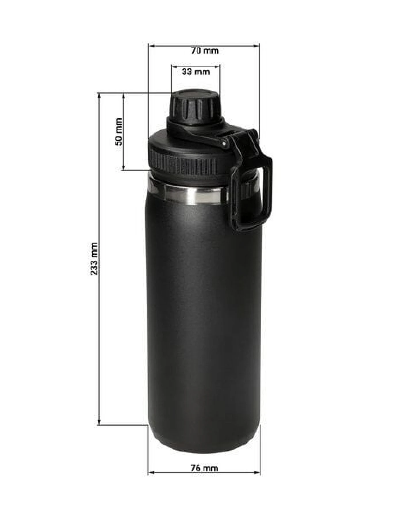 elasto Vakuumflasche aus Edelstahl 550 ml für kohlensäurehaltige Getränke – Ansicht 2