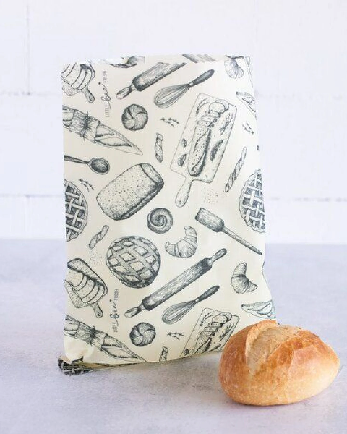 little bee fresh Bienenwachs-Beutel "Groß" 25×32 cm – Ansicht 2