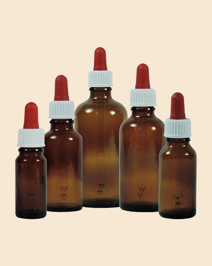 mikken Pipettenflasche braun 10 ml -100 ml Dosierflasche Apothekerflasche