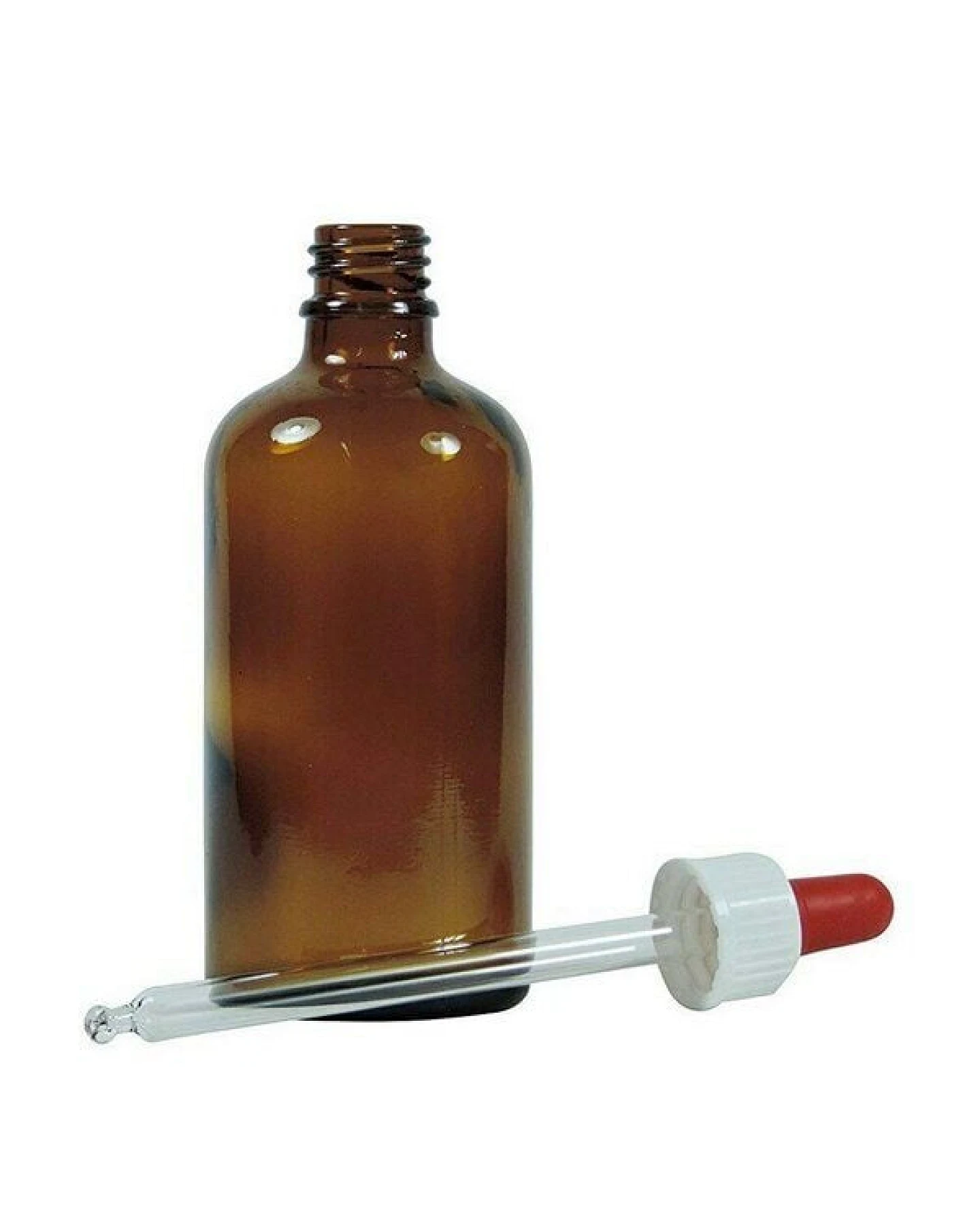 mikken Pipettenflasche braun 10 ml -100 ml Dosierflasche Apothekerflasche – Ansicht 4