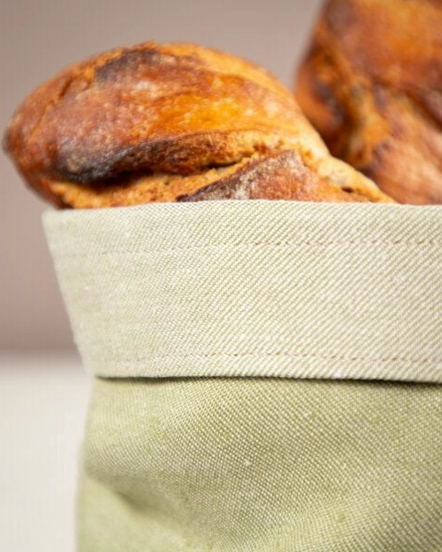 nahtur-design Brotkorb, Obstkorb oder Utensilo aus Bioleinen – Ansicht 4