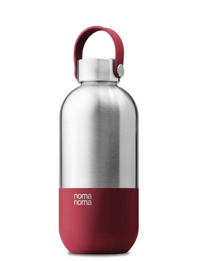 noma noma Edelstahl Trinkflasche Kohlensäure geeignet - Thermosflasche 500ml, 750ml, 1l
