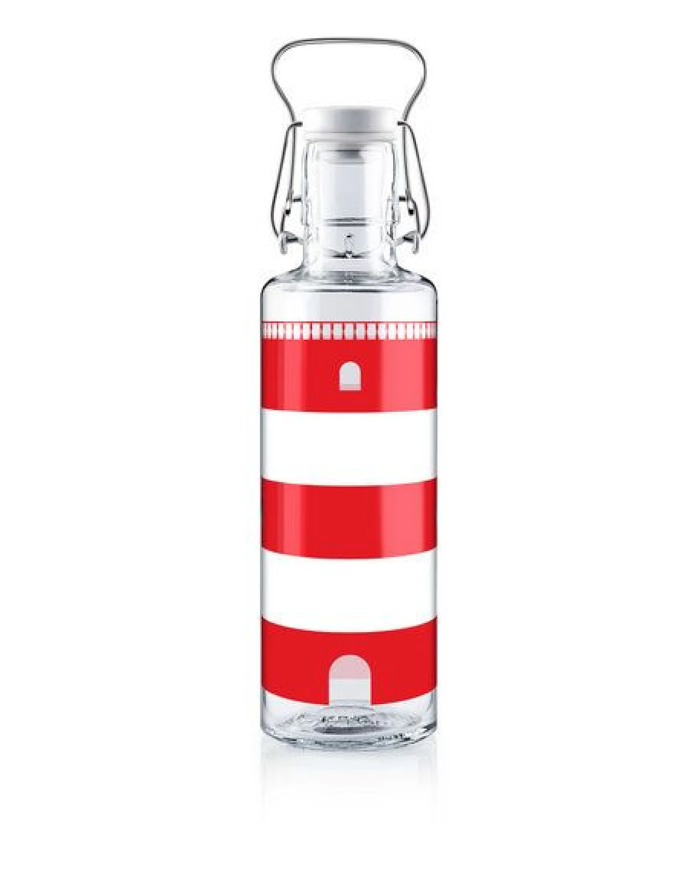 soulbottles soulbottle 0,6l • Glastrinkflasche im Leuchtturm-Design • "lighthouse" – Ansicht 2