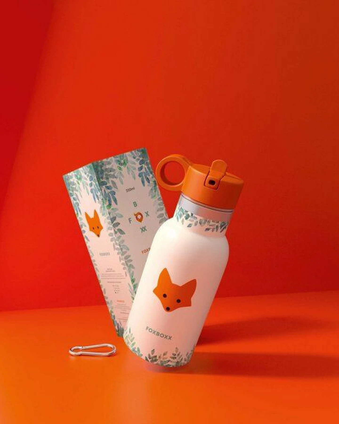 ÖKO FOXBOXX FOX Kinderflasche isoliert + Bürste Sportcap 0,35 - 0,5 - 0,75 – Ansicht 2