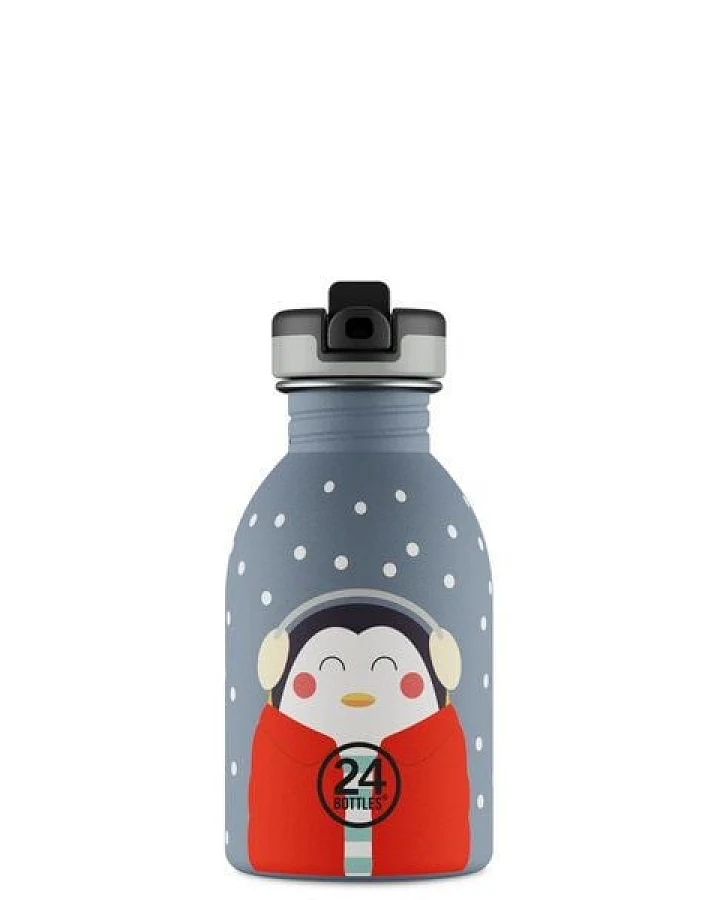 24bottles 0,25l Edelstahl Trinkflasche für Kids mit Sportverschluss