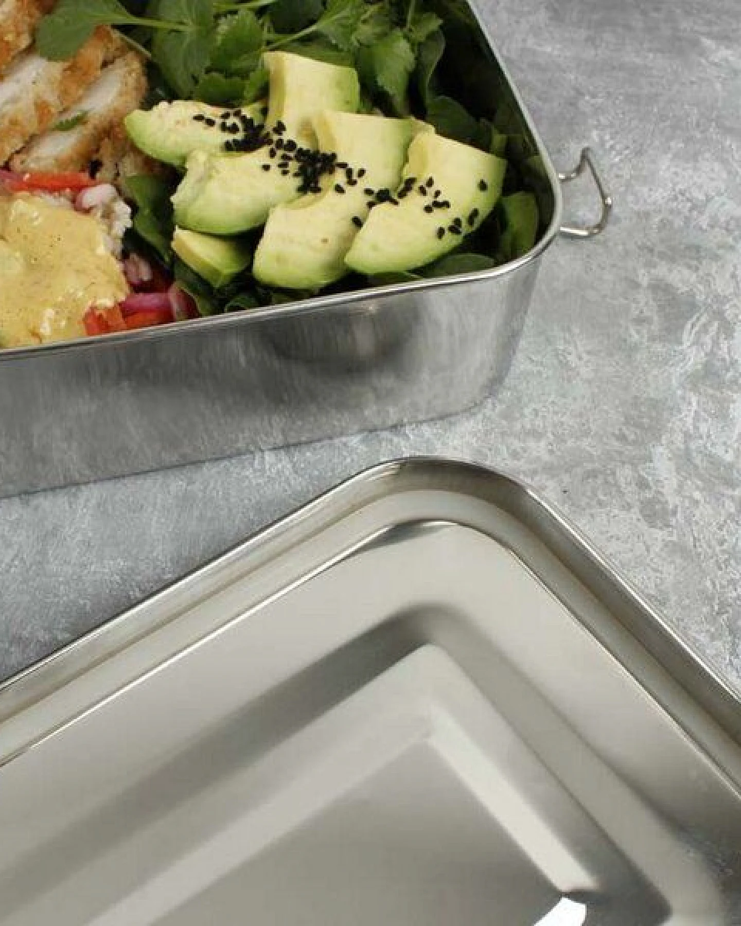 A Slice of Green Edelstahl Lunchbox auslaufsicher - Yanam – Ansicht 3