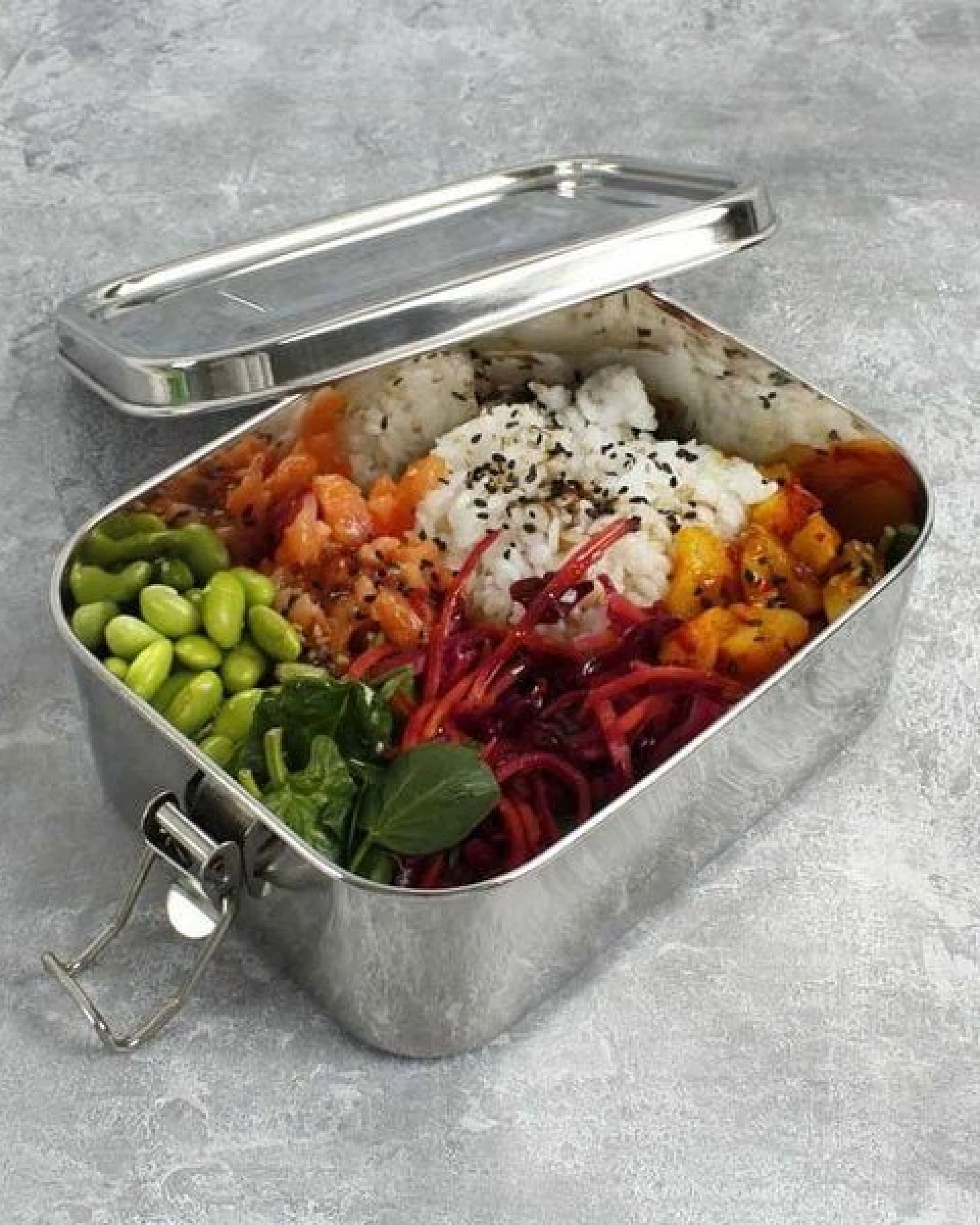 A Slice of Green Tiefe auslaufsichere Edelstahl Luchbox – Ansicht 2