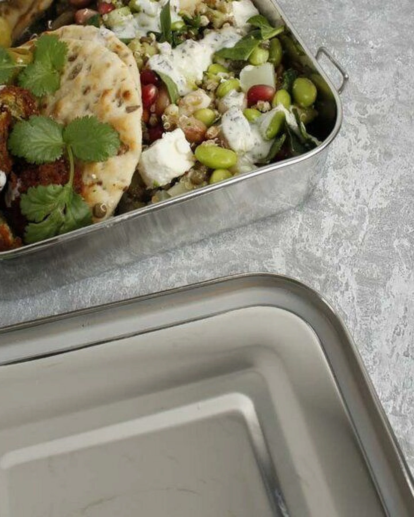 A Slice of Green Tiefe auslaufsichere Edelstahl Luchbox – Ansicht 4
